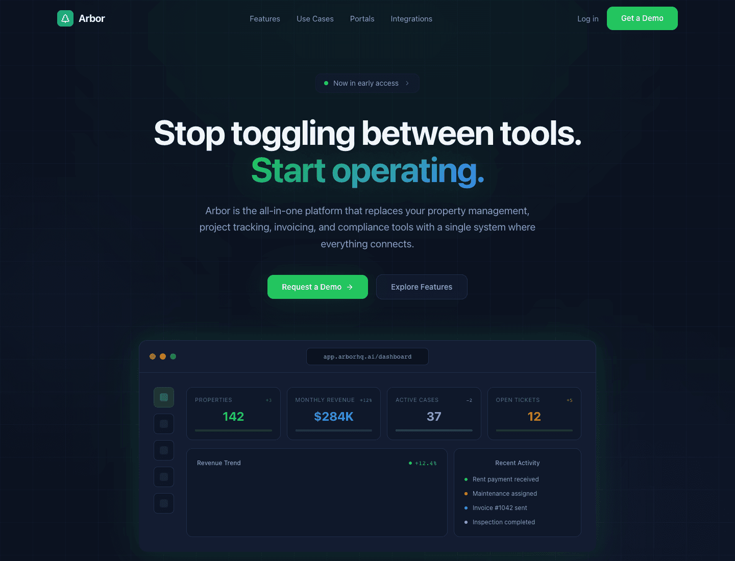 Arbor website