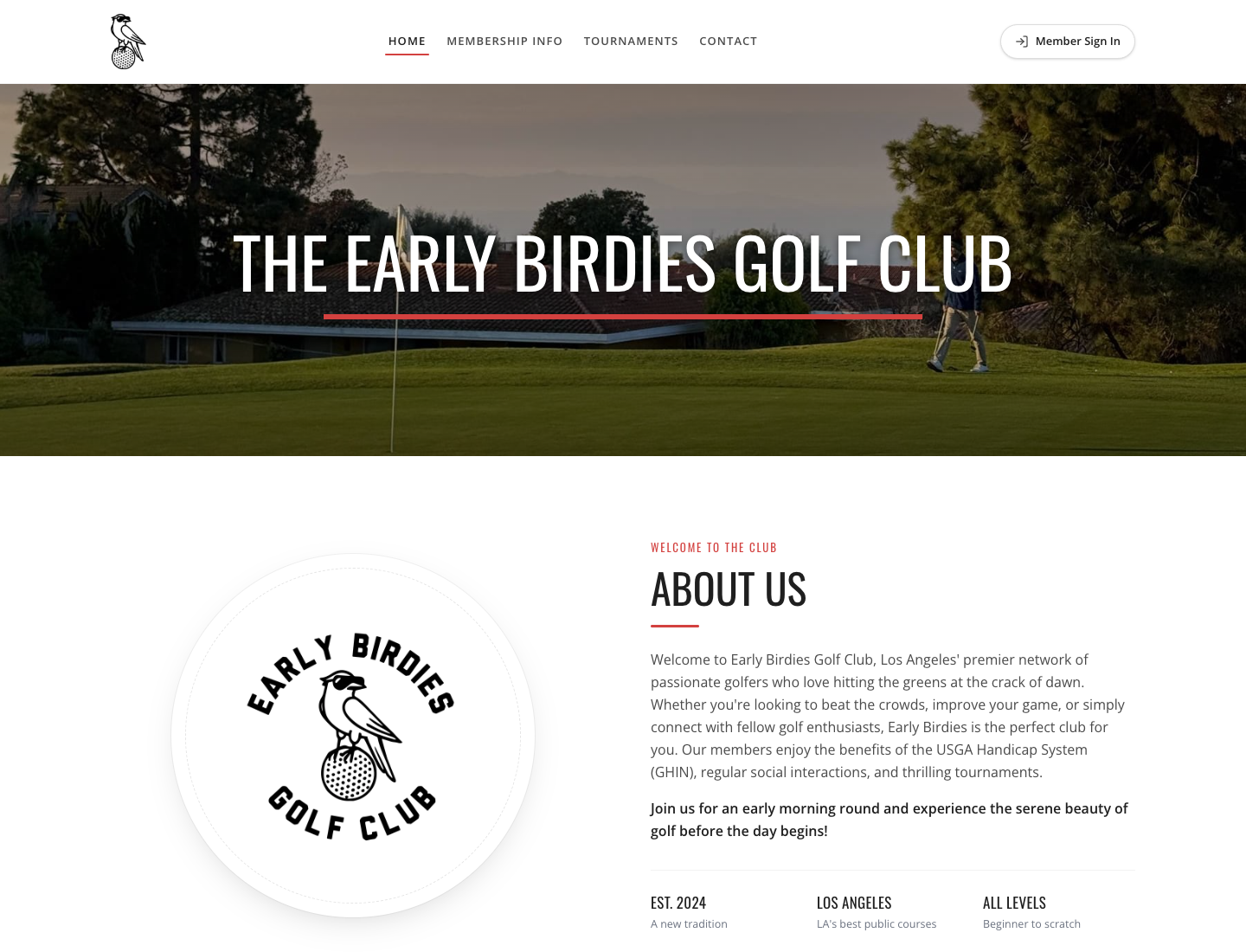 Early Birdies Golf Club